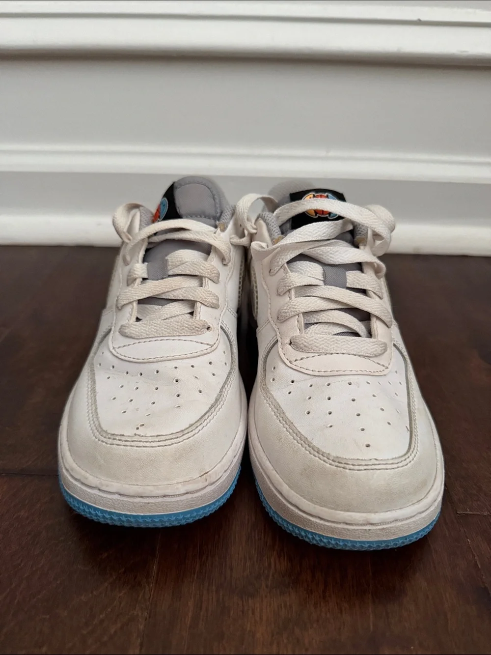 Nike Air Force 1 LV8 Happy Hoops Size 1Y Kids